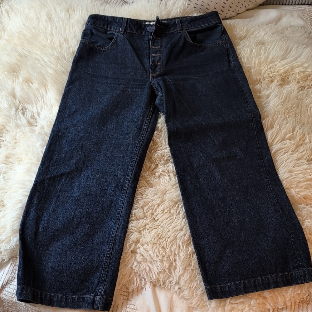 Reformation High Rise Dark Blue Denim